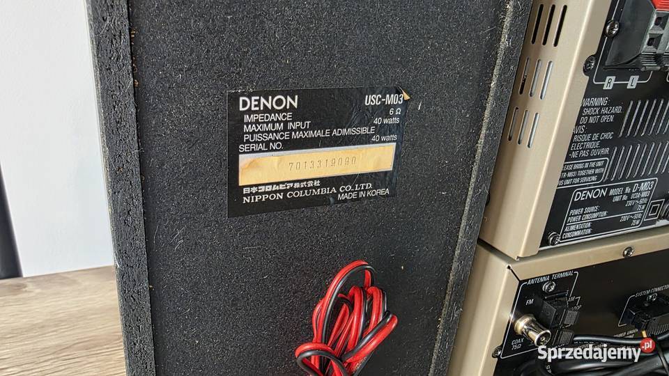 Wieża stereofoniczna Denon DM03 DM03 UCDAM03 łódzkie Łódź sprzedam