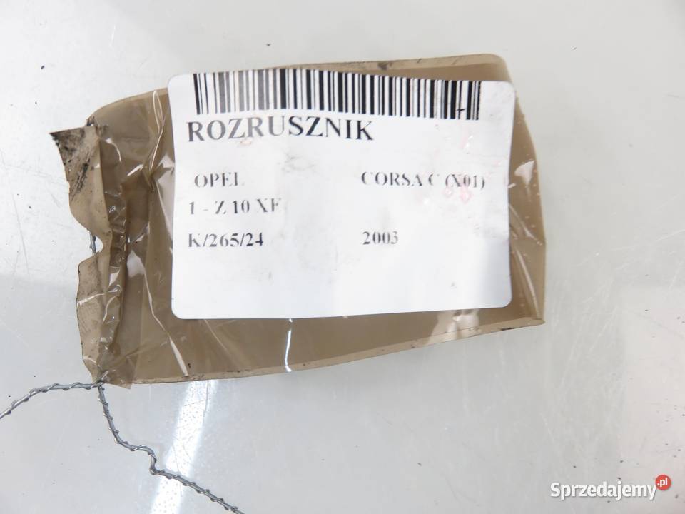 ROZRUSZNIK OPEL CORSA C 10 12V