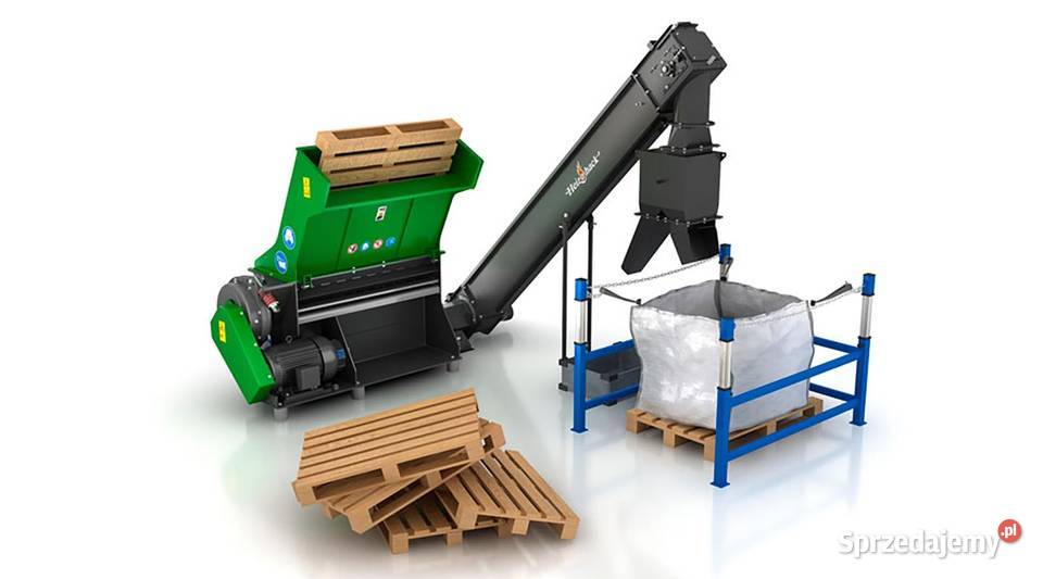 Rozdrabniacz Rębak do palet zrębki płyt z drewna sprzedam
