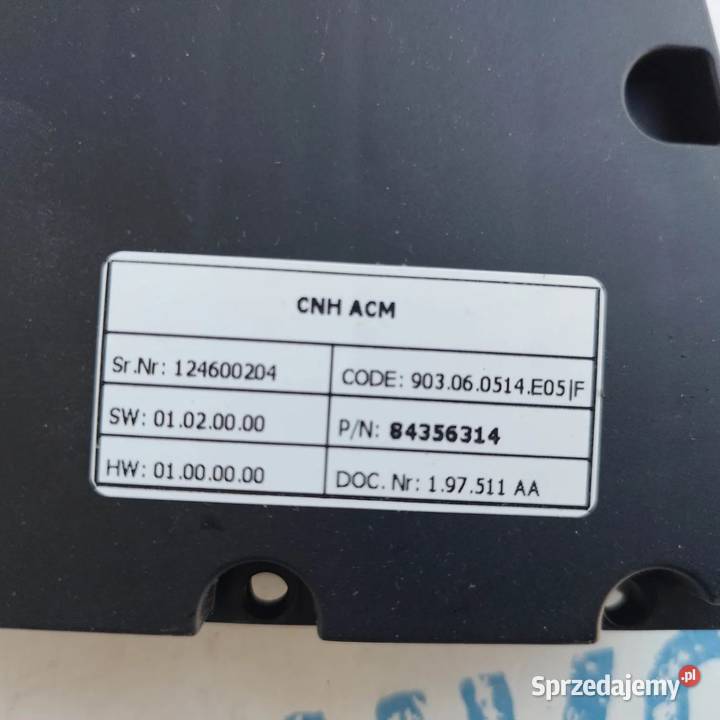 Sterownik modul ciagnik case holland 48068685 łódzkie Łowicz