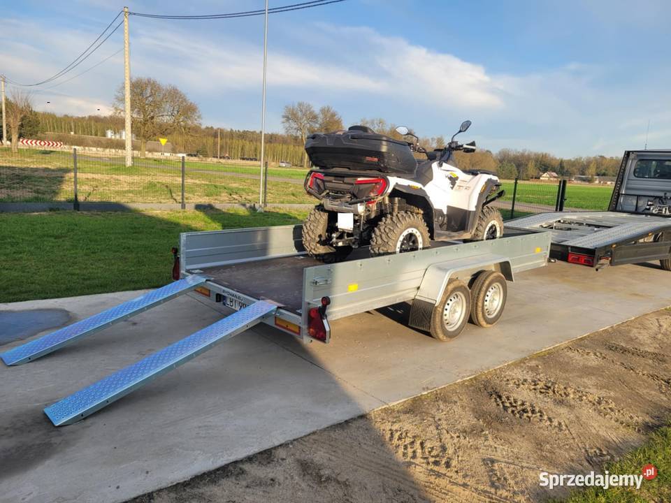 Wynajem przyczepka z plandeką KAT B na motocykle Międzyrzec Podlaski
