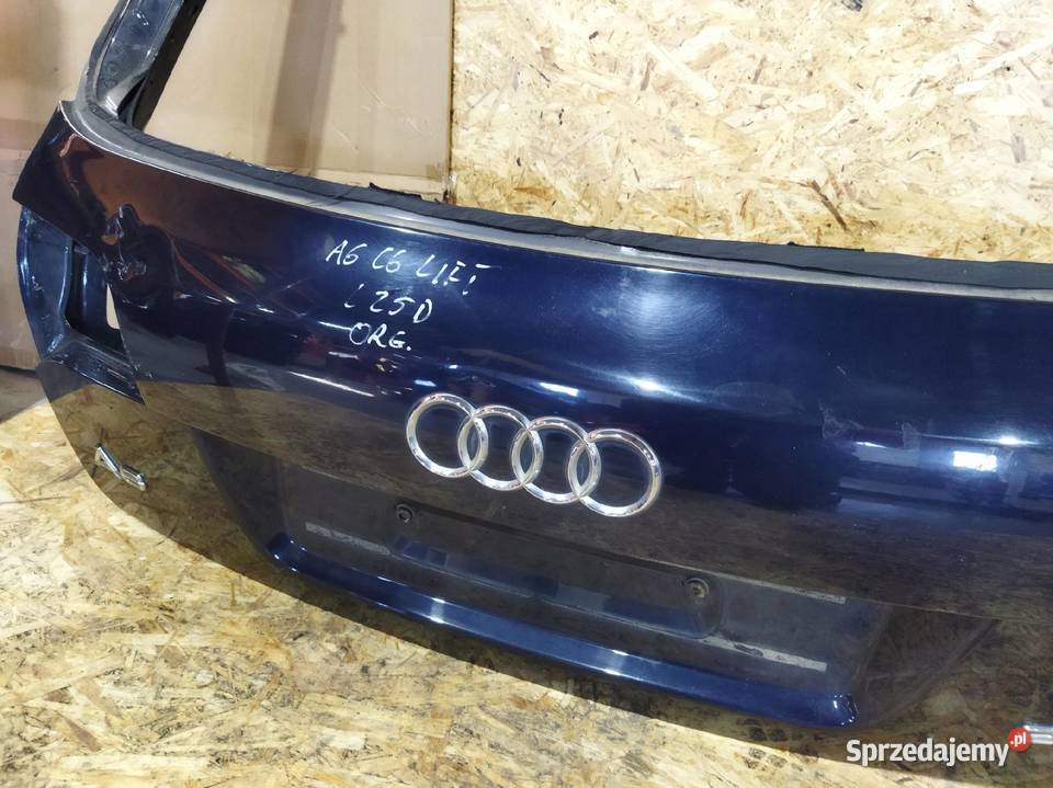 KLAPA TYŁ AUDI A6 C6 LIFT AVANT KOMBI LZ5D ORG Karoseria śląskie Przystajń
