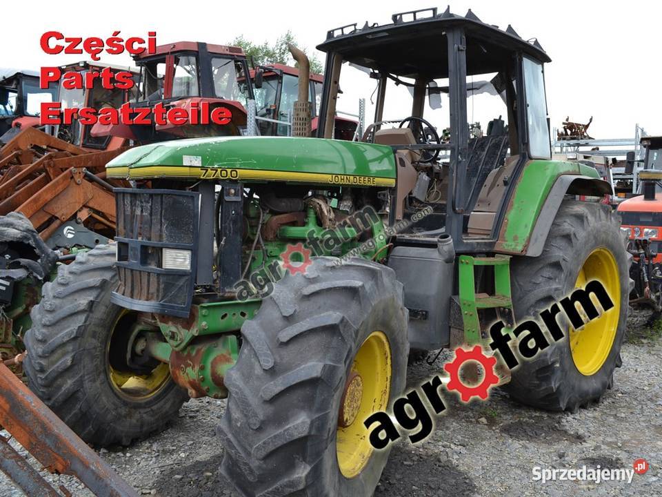 John Deere 7800 części silnik skrzynia biegów dolnośląskie Byków