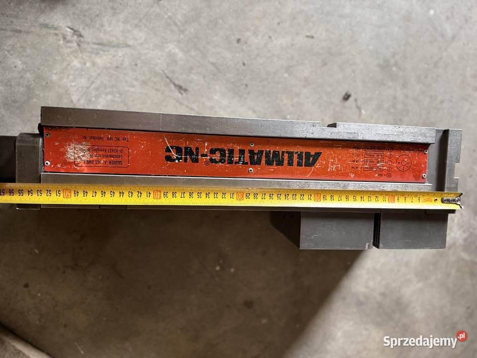 Imadło hydrauliczne maszynowe ALLMATIC NC 160 Tarnowskie Góry