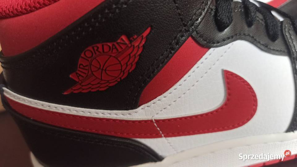 r Eur 39 NOWOŚĆ Nike Jordan 1 Mid Gym Red Black Poznań