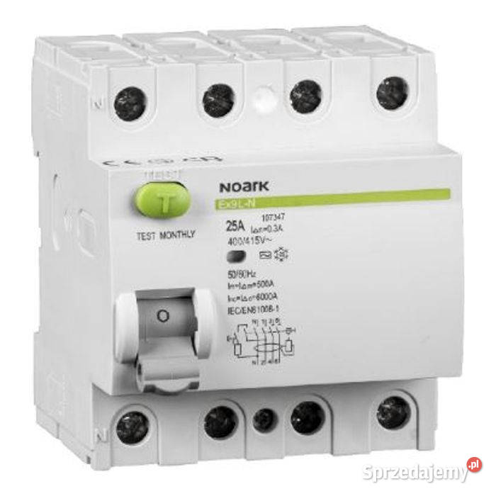 Wyłącznik różnicowoprądowy Ex9LN 4P 40 A 100mA