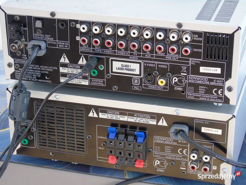 Kenwood MAX7 i CAX7 pilot amplituner z CD AUX sprzedam