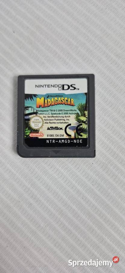 Madagascar Nintendo DS Sprawna Oryginał Gry komputerowe i konsolowe