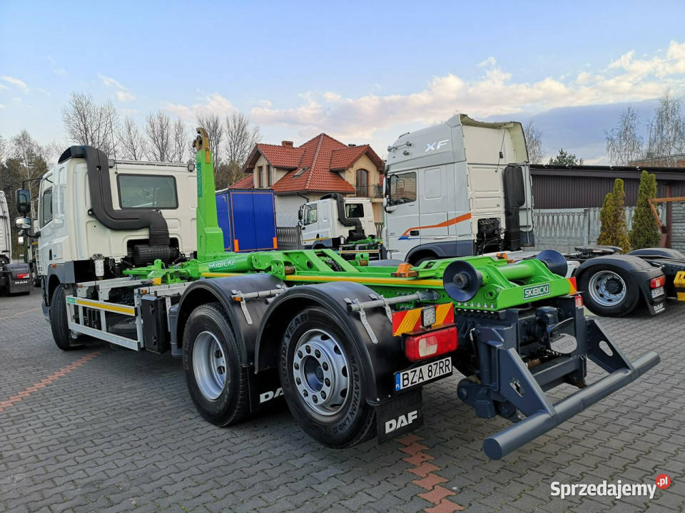 DAF CF 85410 ATE Hakowiec 6x2 Skibicki 250 z Samochody ciężarowe Daleszyce