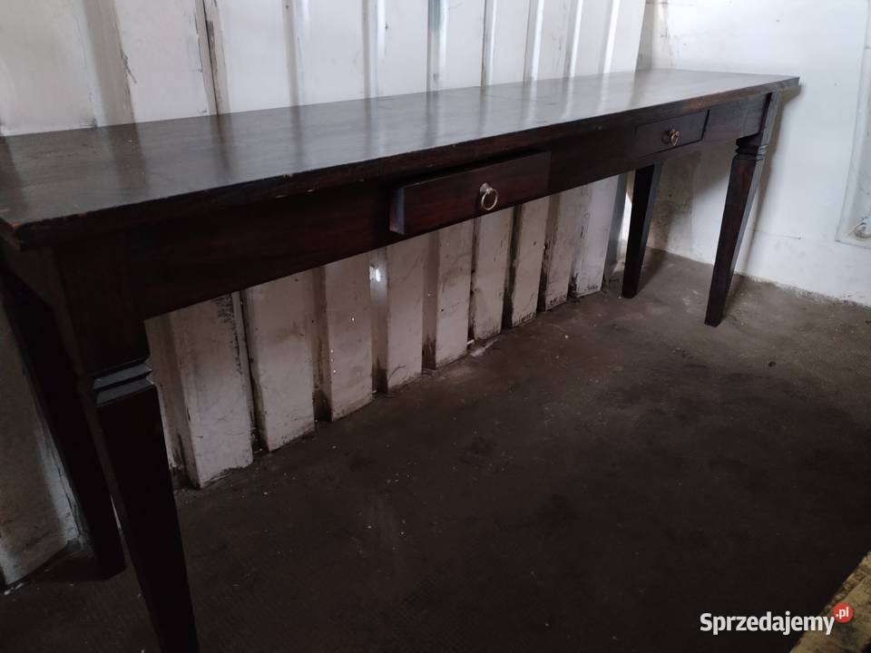 Konsola drewniana z szufladami Konsole dolnośląskie