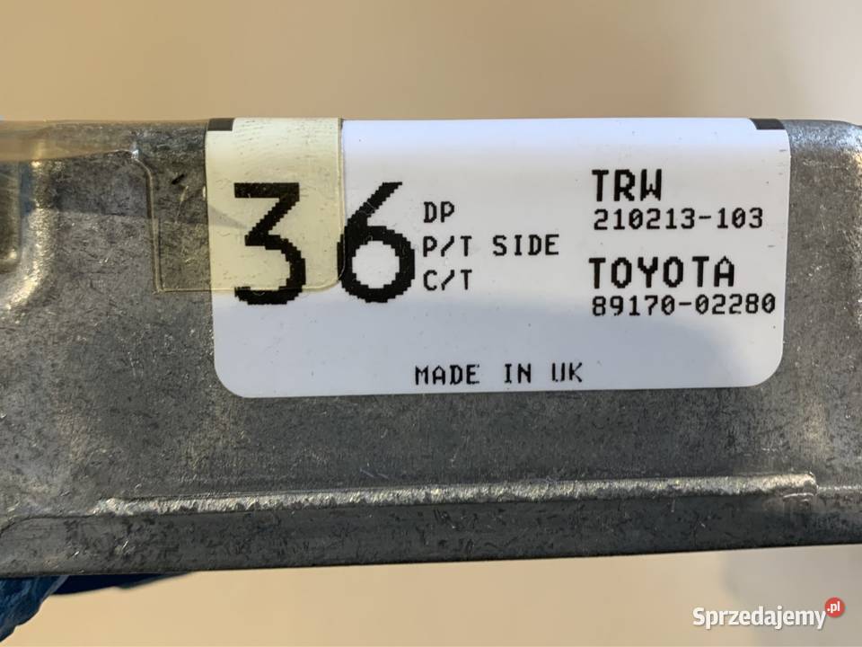 8917002280 moduł sensor airbag Toyota corolla Komputery Szczecin