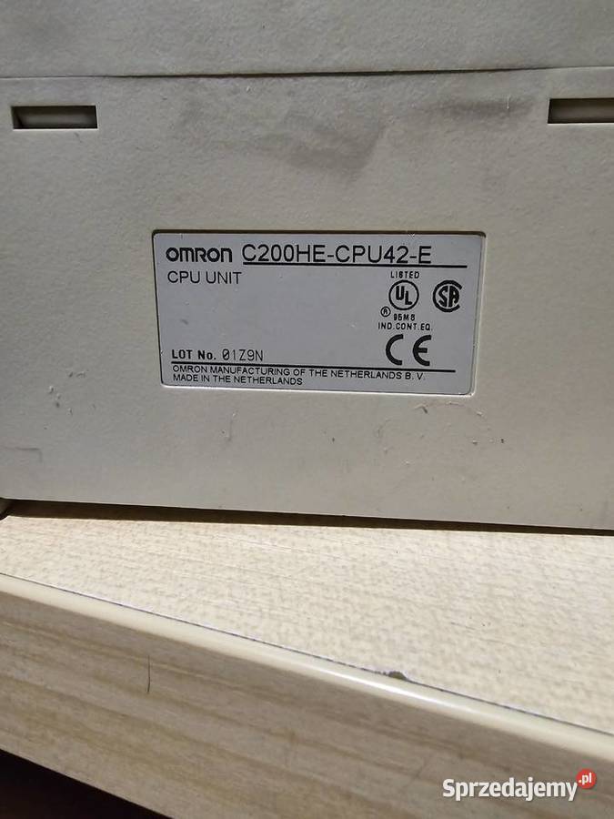 OMRON SYSMAC C200HE CPU42 mazowieckie Trąbki sprzedam