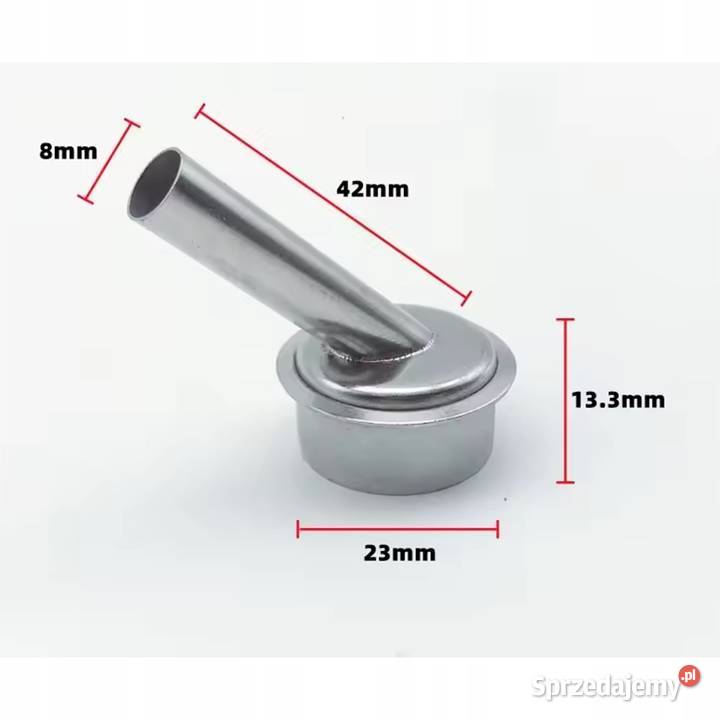 Dysze Hot Air Kątowe 7 do Quick 861DW Stal Dom i Ogród