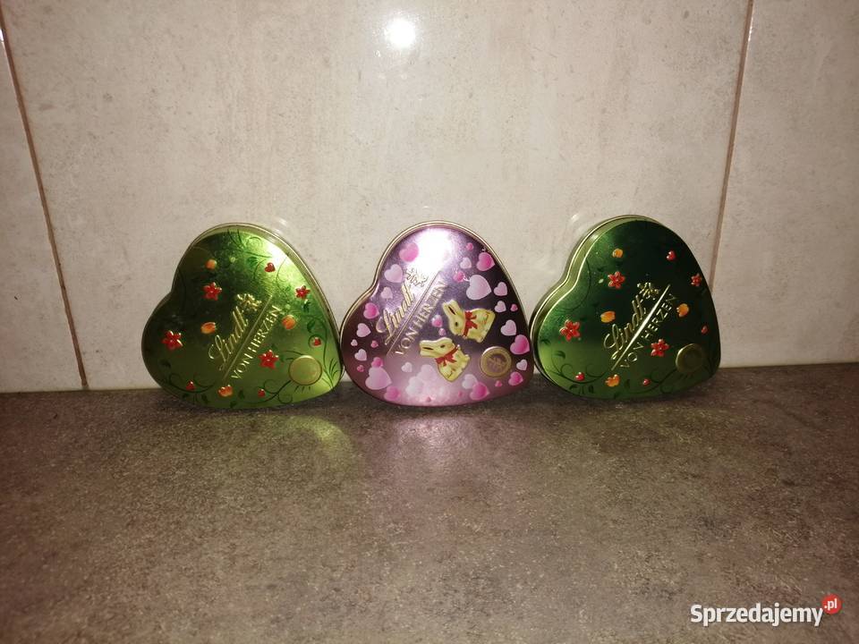 Puszka metalowa serce Lindt 3 Siemianowice Śląskie