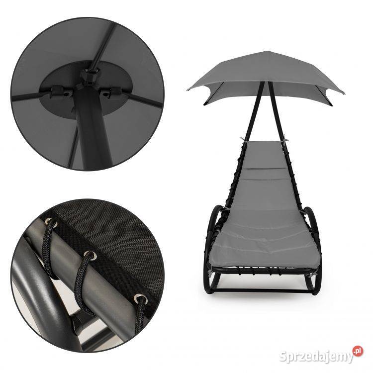 GRAY Fotel ogrodowy leżak leżanka bujana Bielsk Podlaski