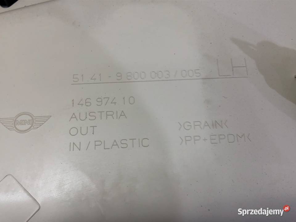 BOCZEK DRZWI LEWY PRZÓD MINI COUNTRYMAN R60 osobowe podkarpackie sprzedam