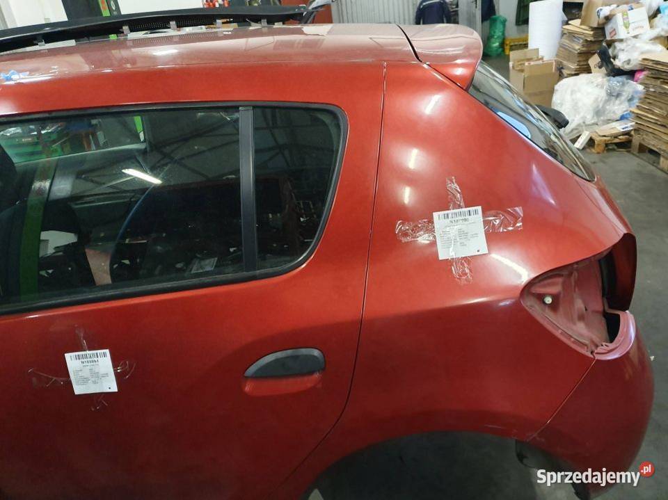 ĆWIARTKA BŁOTNIK LEWY TYŁ DACIA SANDERO 2 TEB76 Pozostałe kujawsko-pomorskie