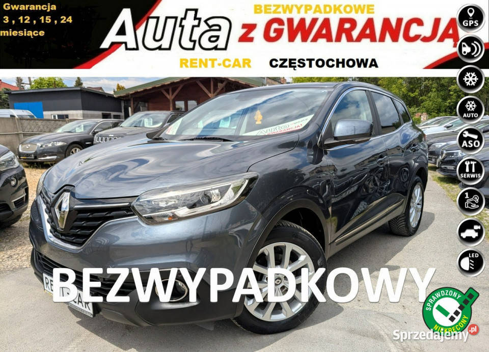 Renault Kadjar 12i130OPŁACONY światła przeciwmgielne Częstochowa sprzedam