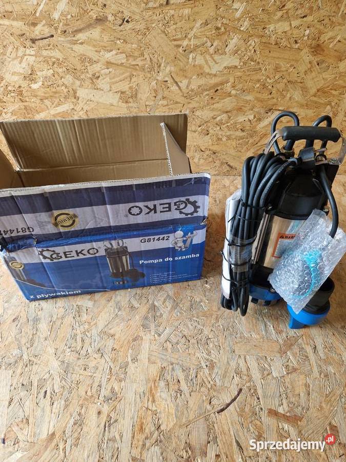 GEKO POMPA ZATAPIALNA DO SZAMBA 750W PŁYWAK Preparaty do szamb Głogowa