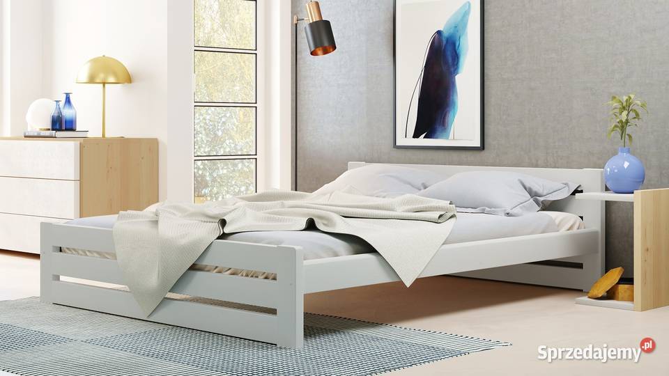 Mocne ŁÓŻKO Drewniane 180x200 GR 35