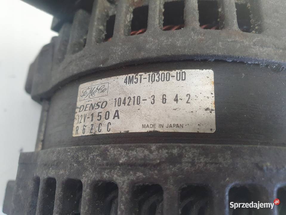 Ford C 18 TDCI ALTERNATOR denso 4M5T10300UD 150A osobowe sprzedam