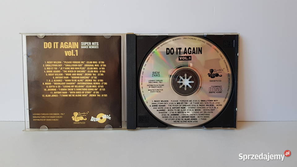 Do It Again vol 1 CD Snakes Music