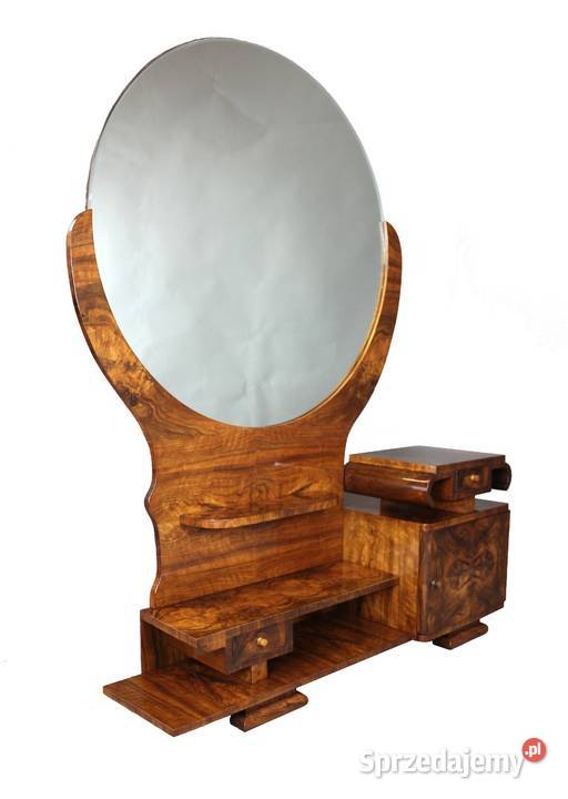 Unikatowa toaletka Art Deco w orzechu renowacji Zielonka sprzedam