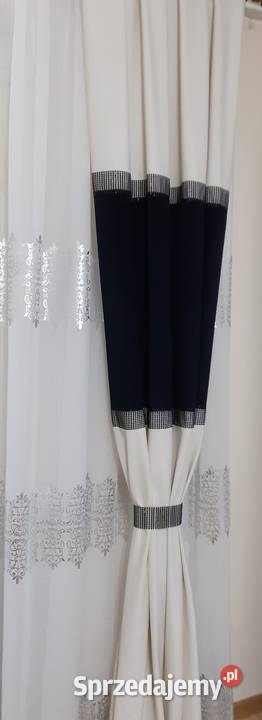 Zasłony velvet ecru wielokolorowy mazowieckie Mława