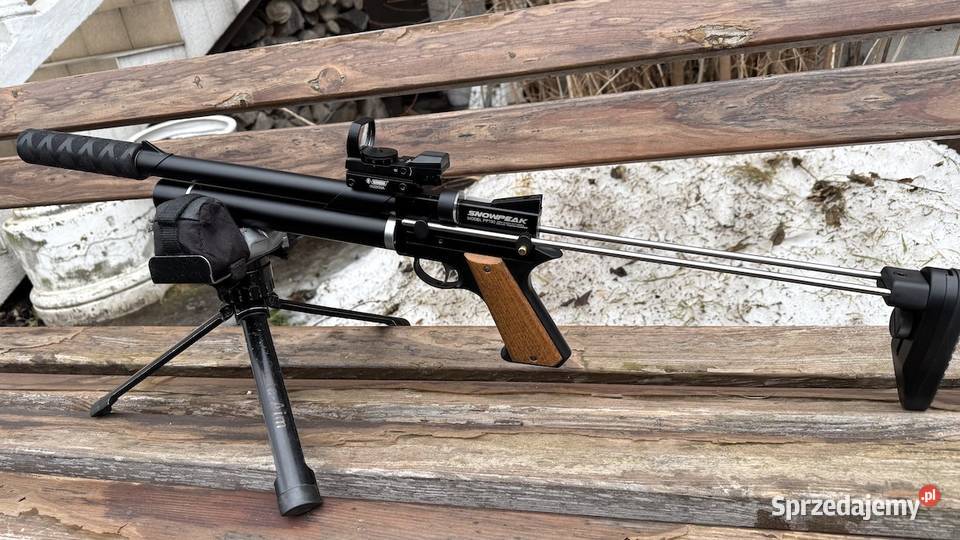 Karabinek Wiatrówka Snowpeak PP750 Tuning Tłumik