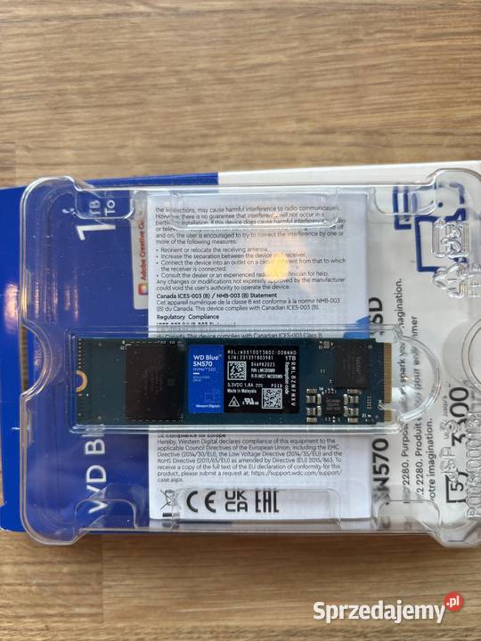 Dysk SSD M2 WD Blue SN570 1TB Sączów