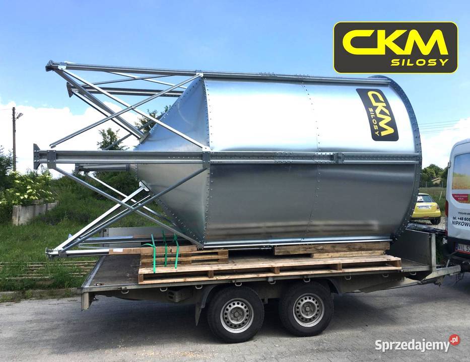NOWY Silos zbożowy lejowy 194 t montaż 2025 Suwałki sprzedam