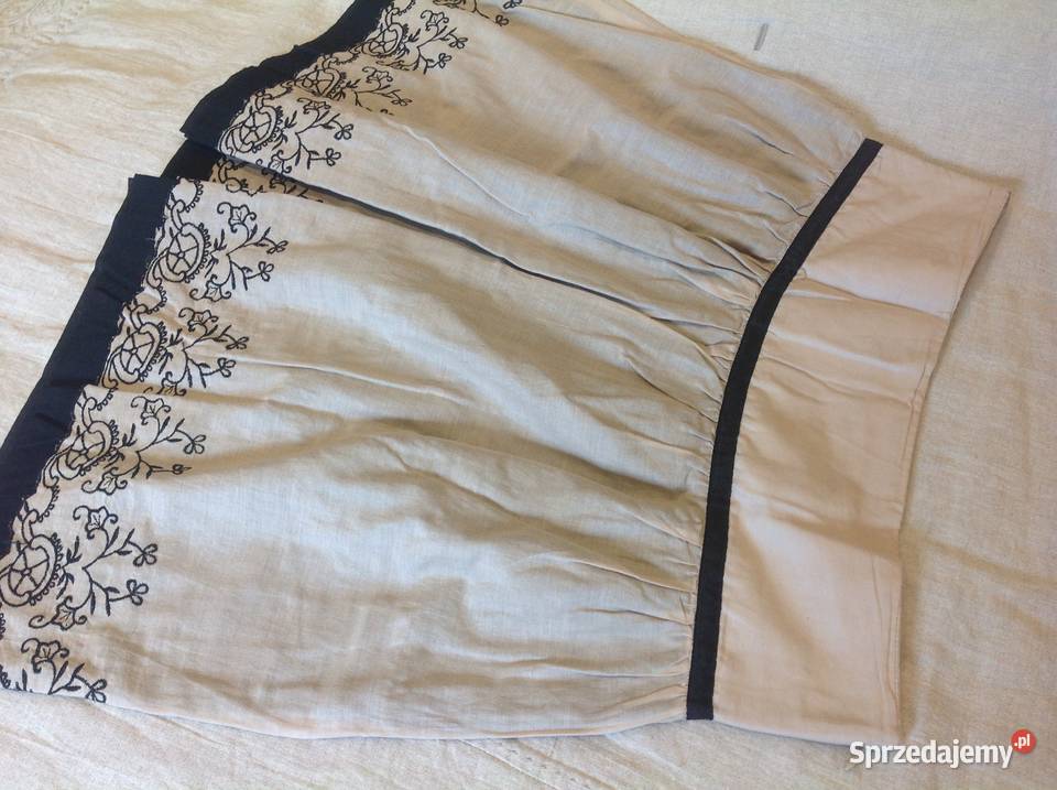 Spódnica z Haftem damska RESERVED r SM beżowa Nowa Sól