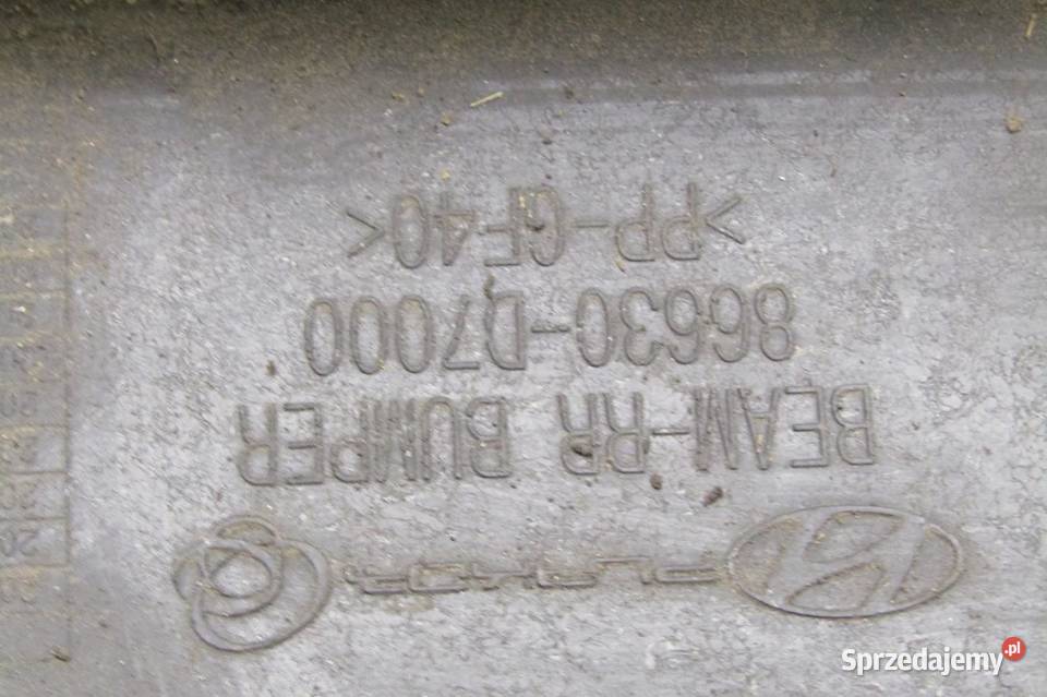 BELKA WZMOCNIENIE ZDERZAKA TYŁ TYLNE HYUNDAI