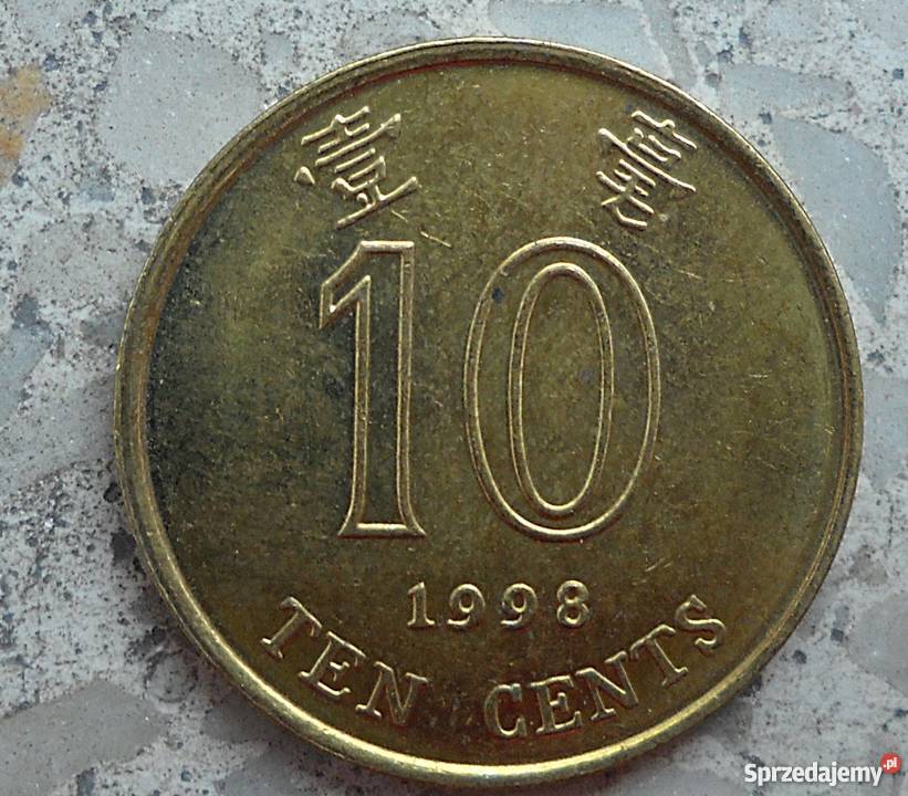 HONG KONG10 CENTS1998 r Legionowo