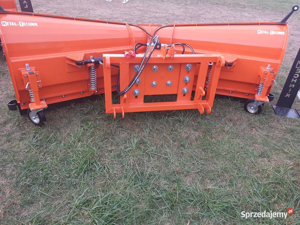 Duży mocny pług do śniegu do tur tuz strzałka Nidzica