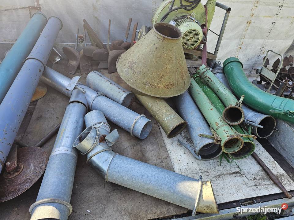 Rury do dmuchawy do zboża różne długości kolana Górno