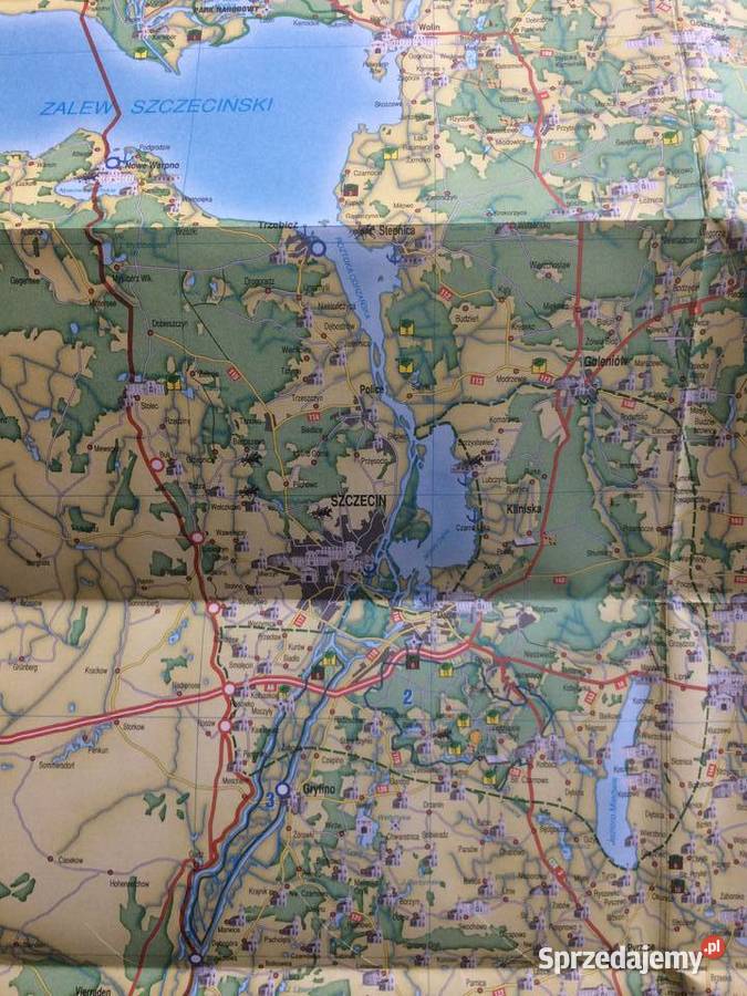 1031 Mapa Turystyczna Województwa Szczecin