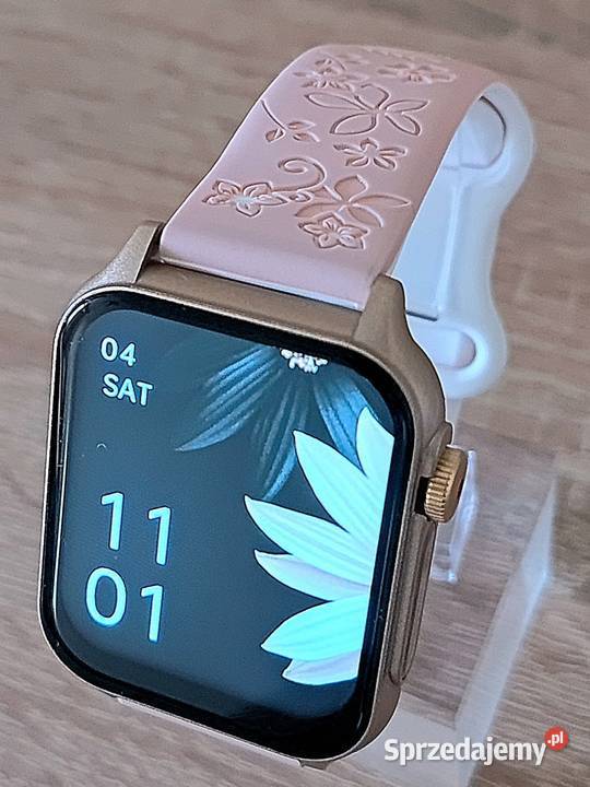 Smartwatch wyświetlacz 196 spora bateria 2 paski Damskie kujawsko-pomorskie Nakło nad Notecią