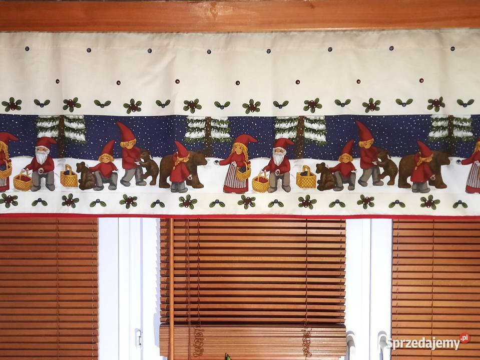 Firanka świąteczna Panel świąteczny 48 x 500