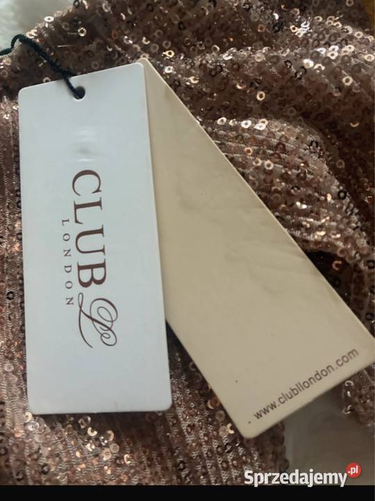 Nowa sukienka club L london S z cekinami