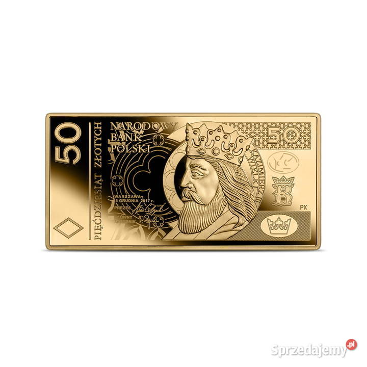 Polskie banknoty obiegowe 50 PLN Katowice