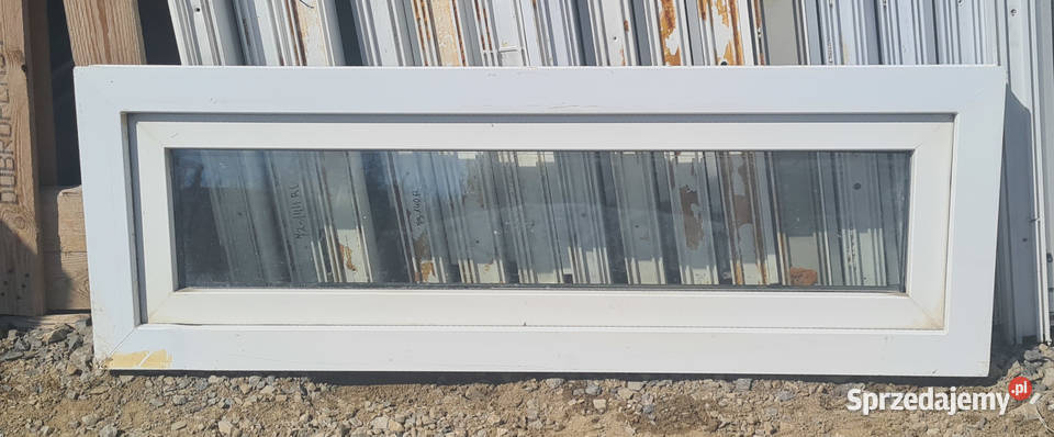 OKNO KacprzaK 126X43 OKNA Używane Plastikowe PCV
