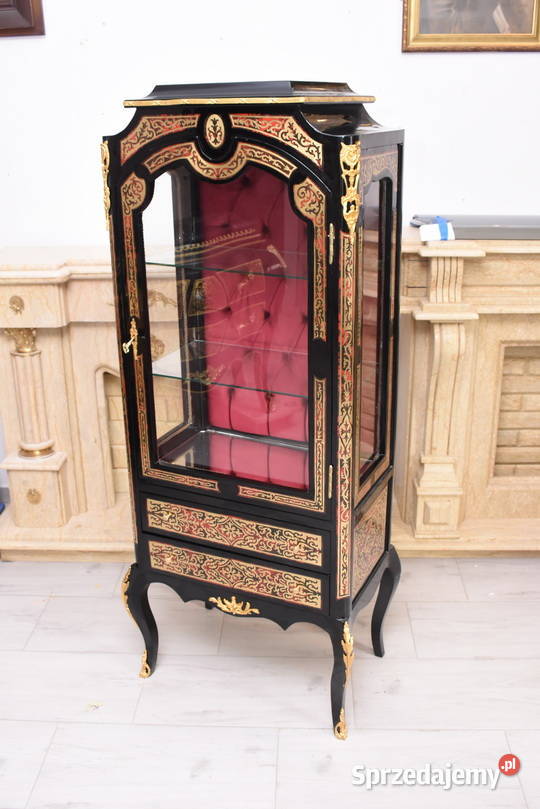 Ekskluzywna Witryna Boulle Przeszklona Rzeźbiona sprzedam