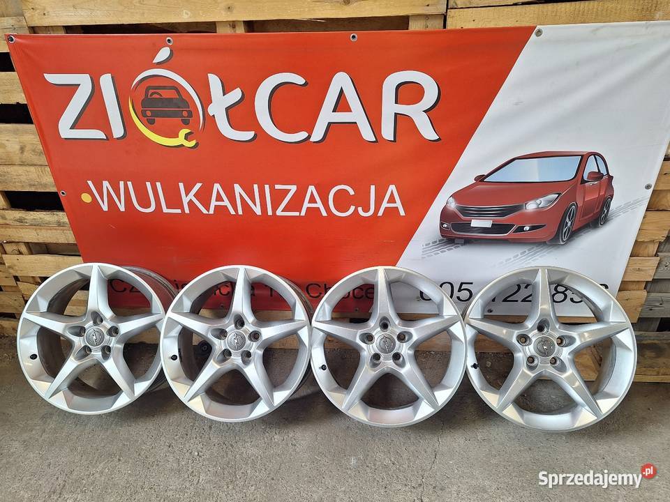 Alufelgi 5x110 18 ET37 Opel Astra H Meriva aluminiowe Motoryzacja Choceń sprzedam