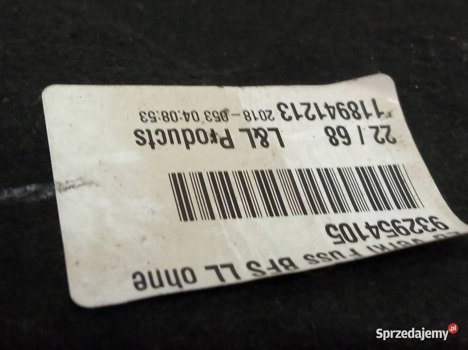 OSŁONA POD DESKĘ EUROPA 932954105 Bmw Seria 5 Osłony i zaślepki