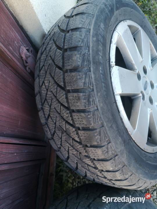 Felgi Ford Ronal 5x112 YM2JBA Plus Opony Zimowe Skomielna Biała