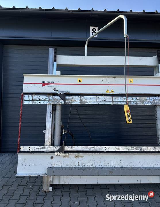 Prasa krawędziowa belkowa SCM FalconS 1401 Produkcja lubelskie Łabuńki Pierwsze