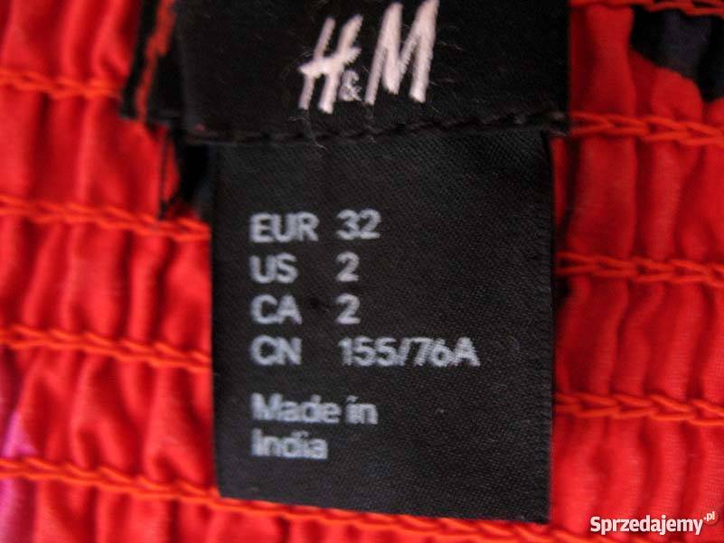 HM SUKIENKA SUKNIA 32 XXS biust 7090 mazowieckie