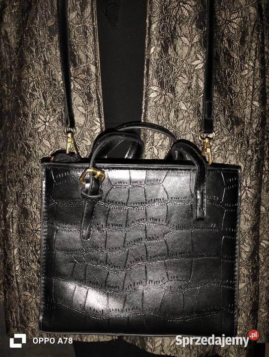 Torebka skórzana czarna Dla kobiet dolnośląskie Lubin