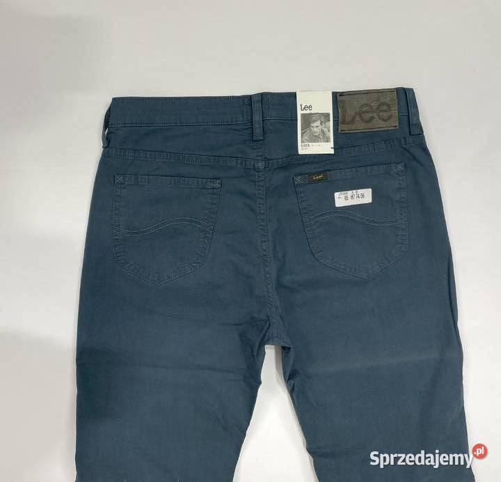 Spodnie męskie Lee Rider Slim Navy W31 L32 Pisz sprzedam